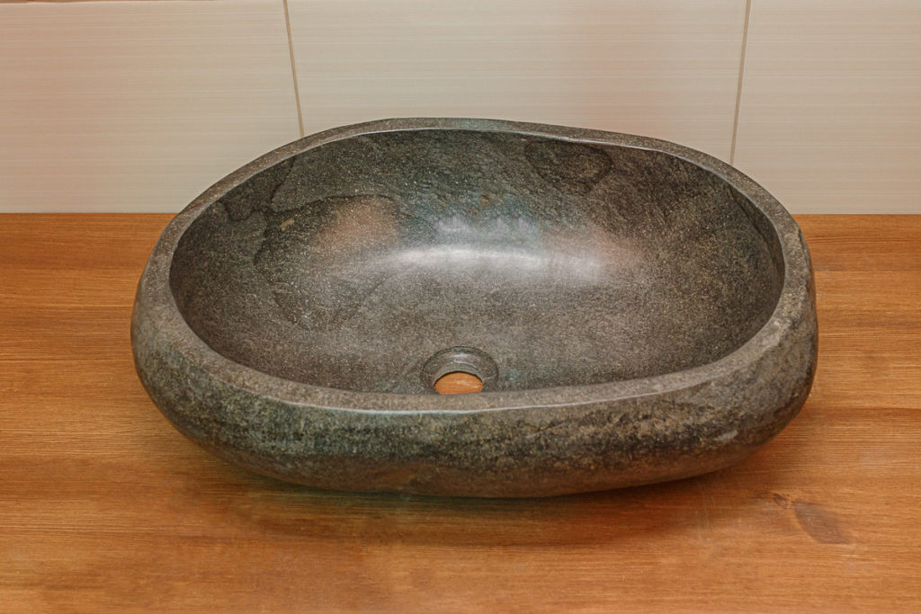 Stone sink.