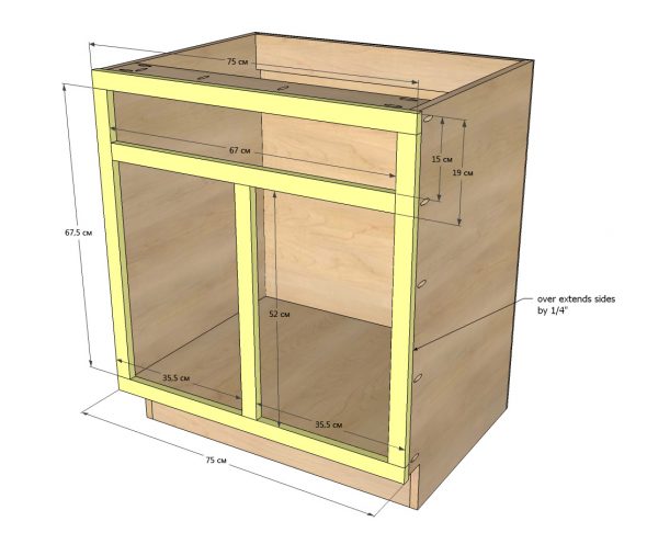 Cố định mặt tiền.