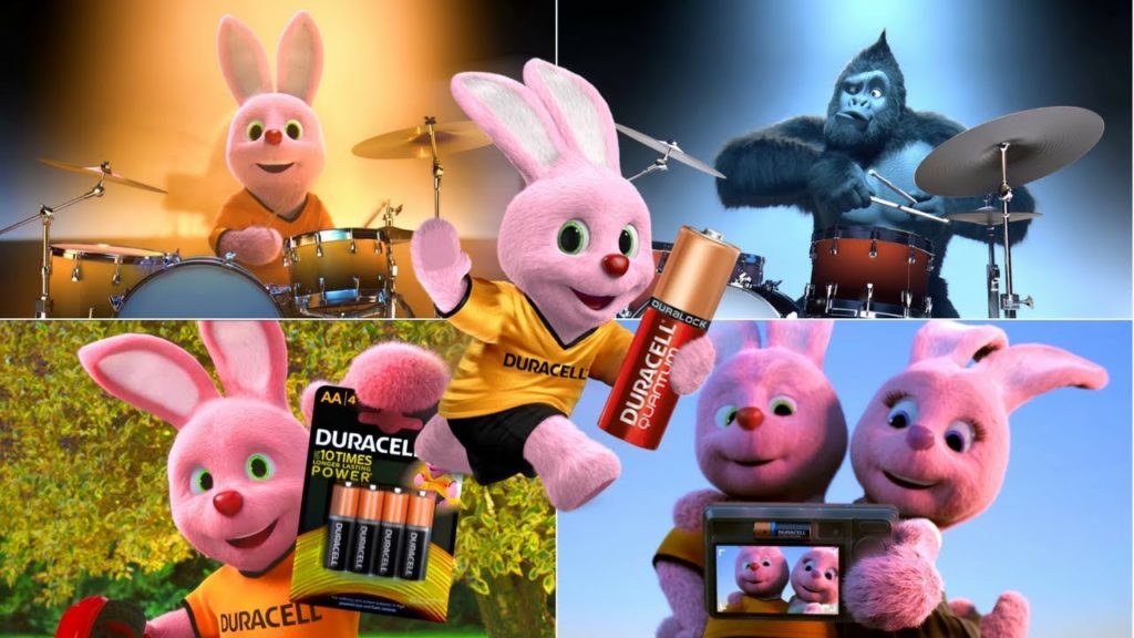 Заек от Duracell.