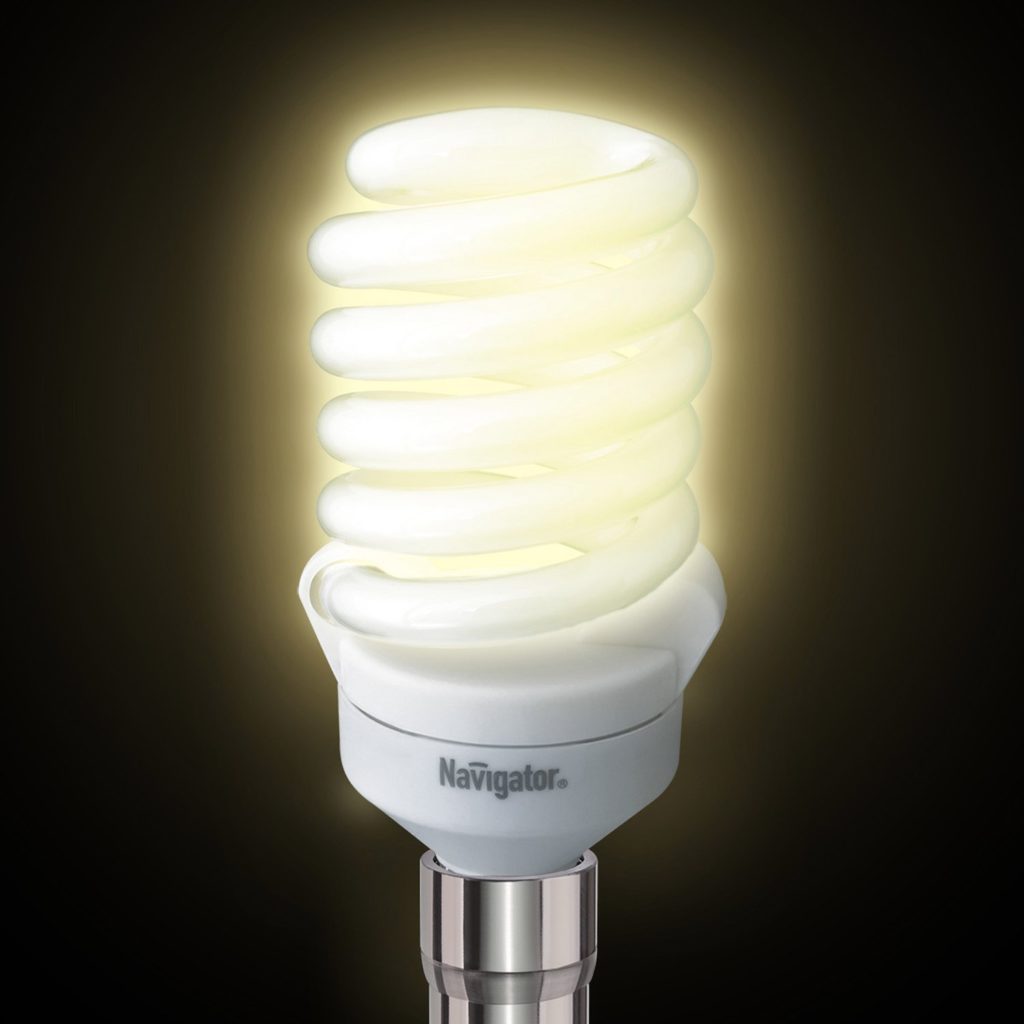 Energiesparlampen.