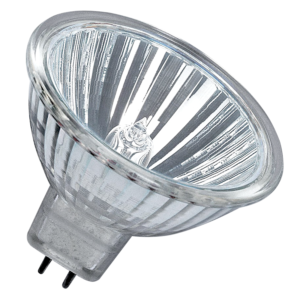 Halogen light bulb.