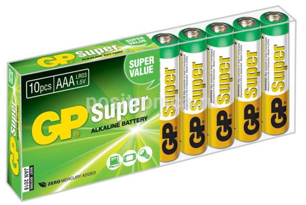 Alkaliske og alkaliske batterier.