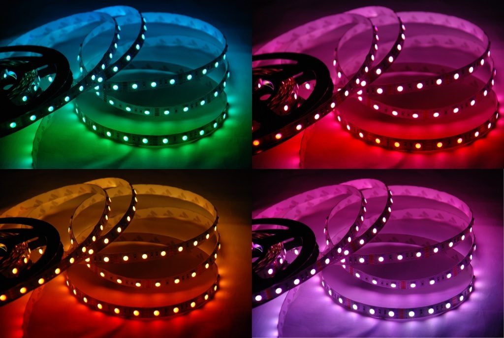 LED strips.