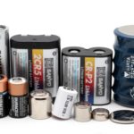 Types of batteries.