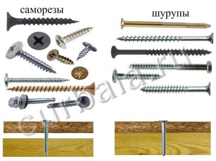 Tornillos autorroscantes