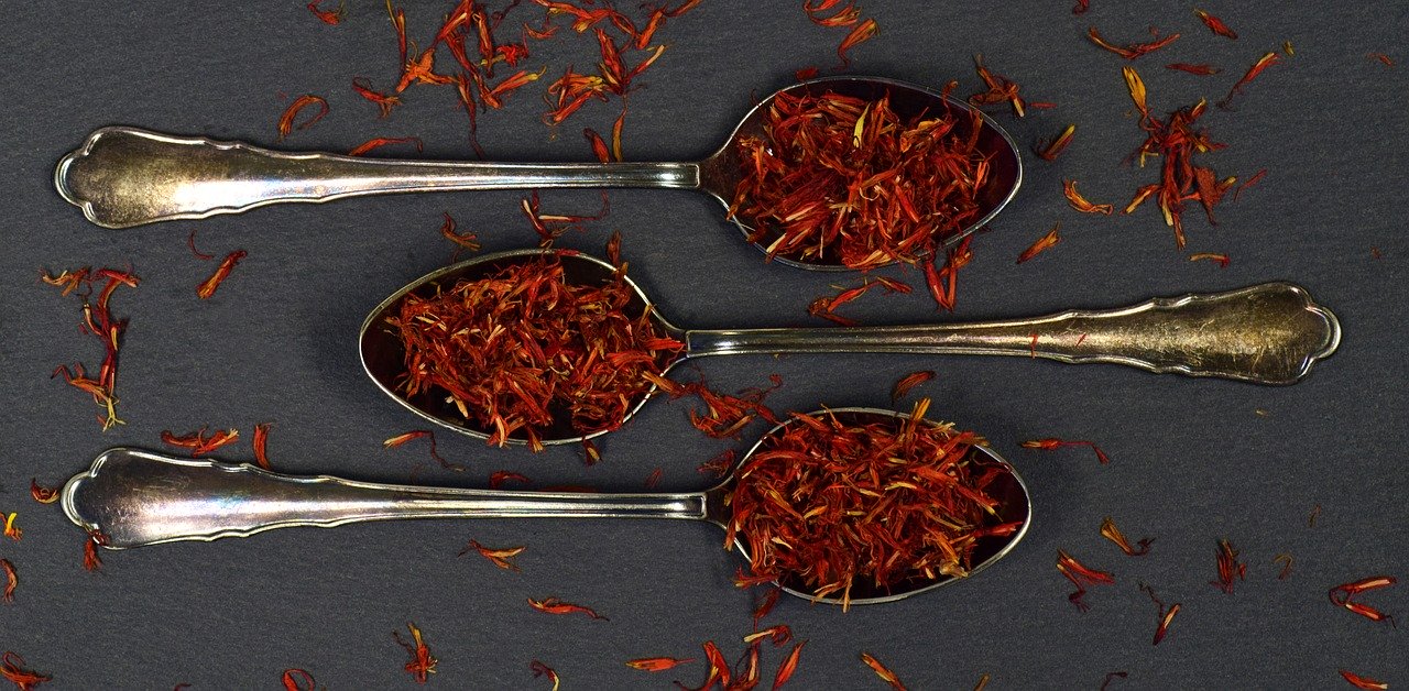 Spices in spoons