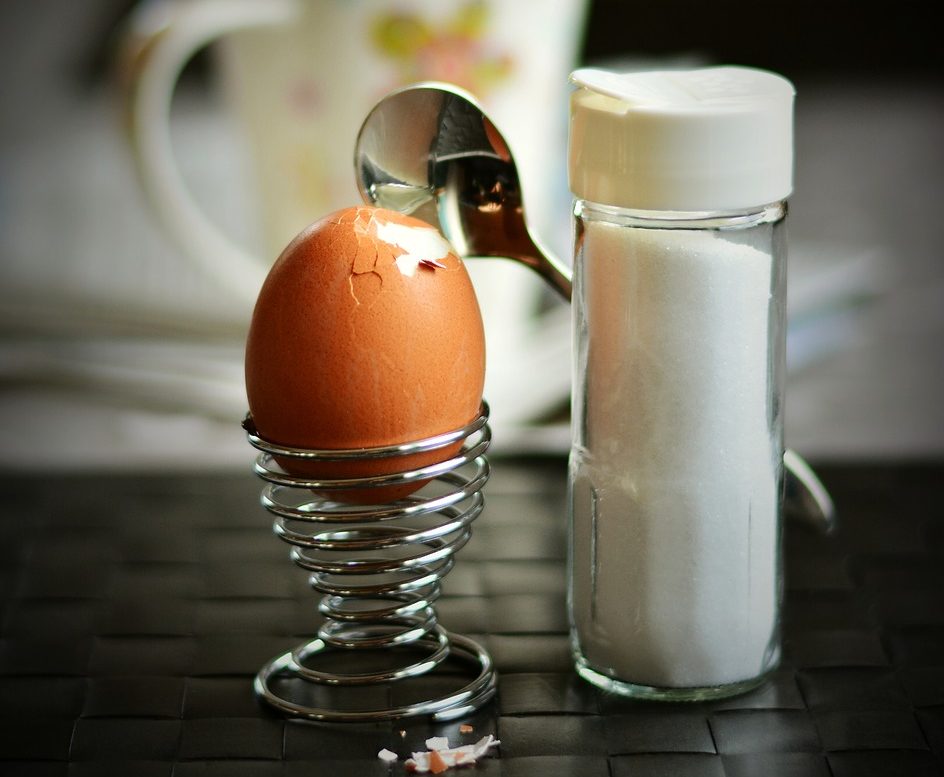 Egg and salt