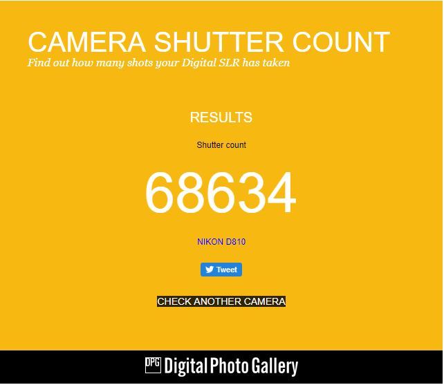 camera shutter count program