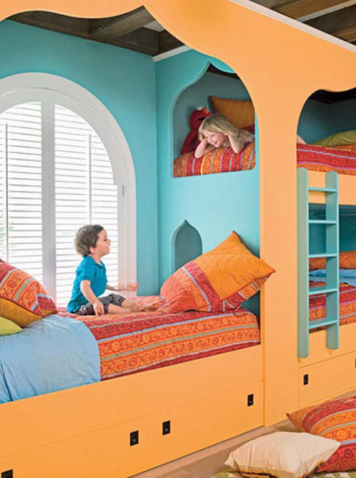 chambre d'enfant de style oriental