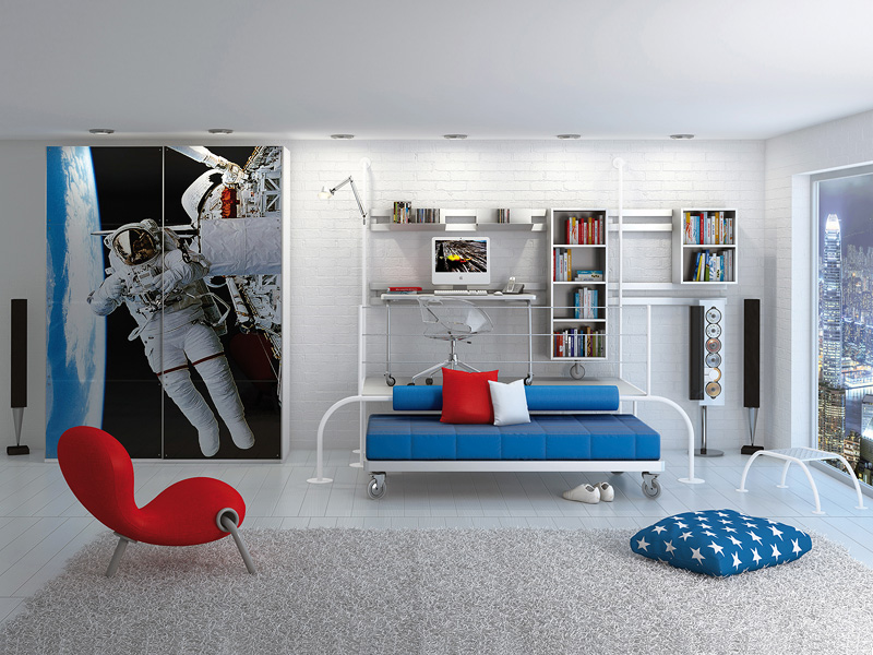 stile spaziale all'interno