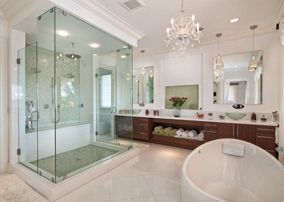 bathroom in modern classic style