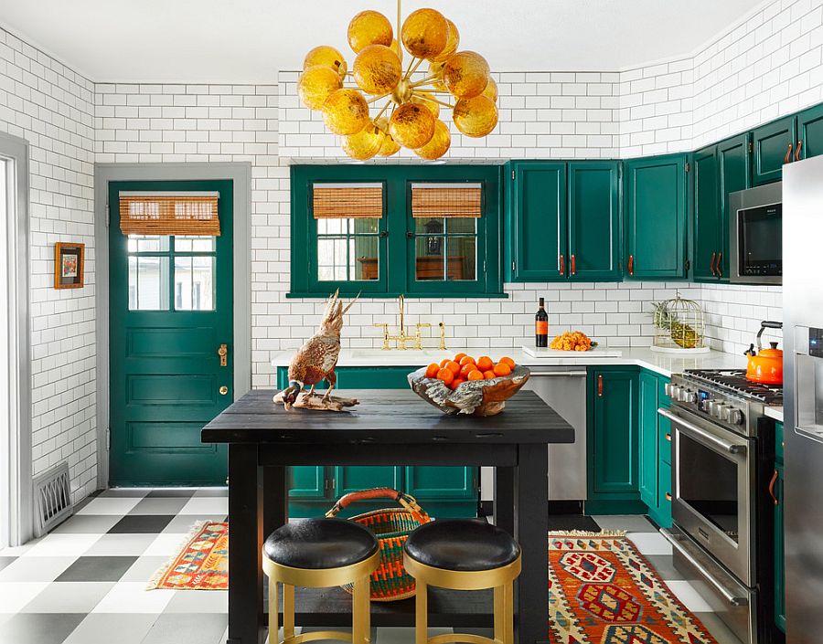 eclectic style kitchen