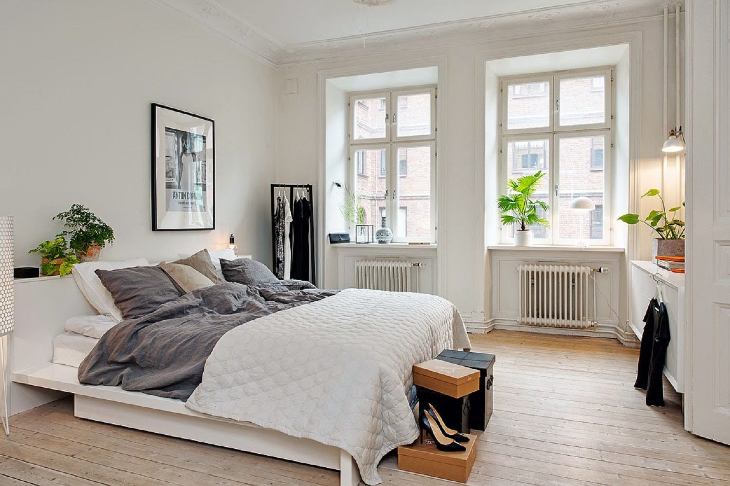 Scandinavian style bedroom