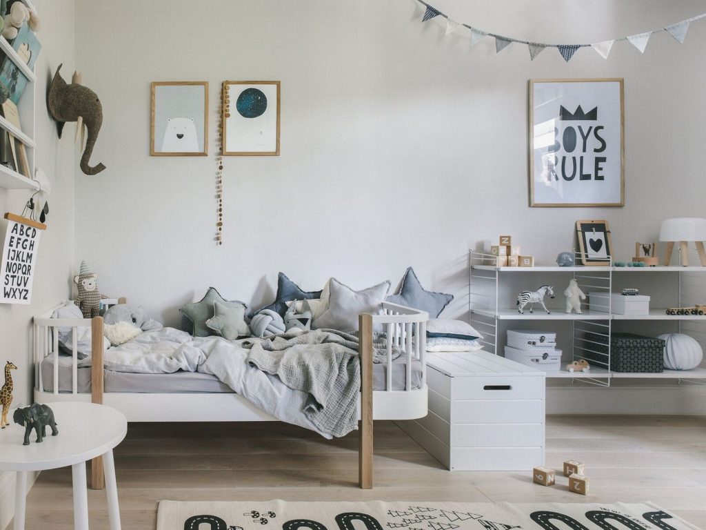 habitación infantil en estilo escandinavo