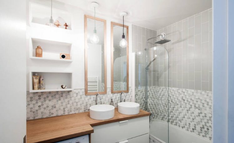 baño de estilo escandinavo