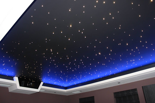 plafond met sterrenhemeleffect