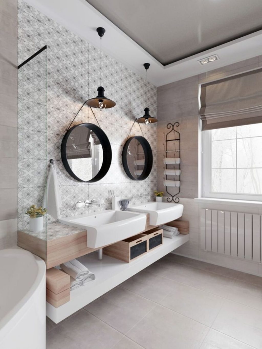 salle de bain de style scandinave