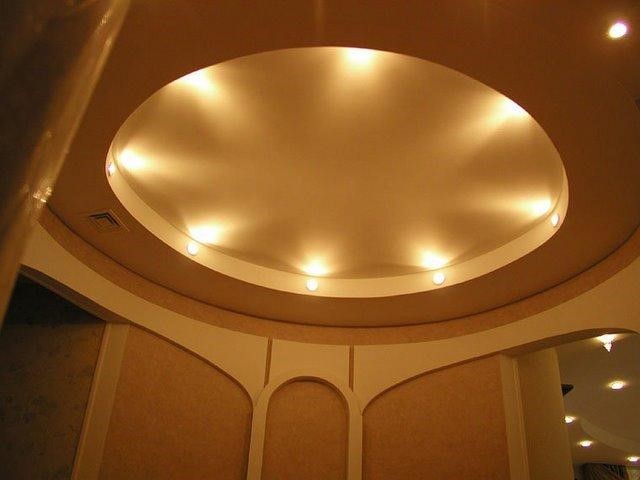 suspended ceiling in a private house