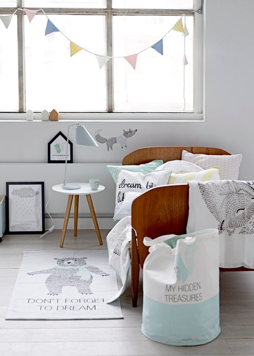 children's room in Scandinavian style