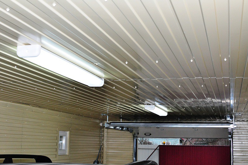 lattenplafond in garage