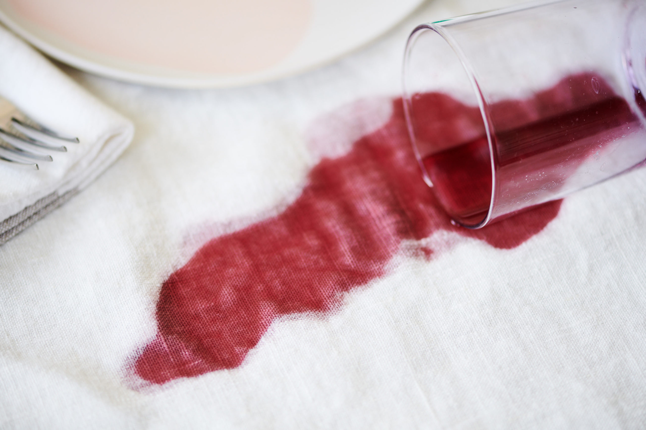 Wine stains