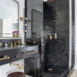 Design del bagno in stile art deco con foto