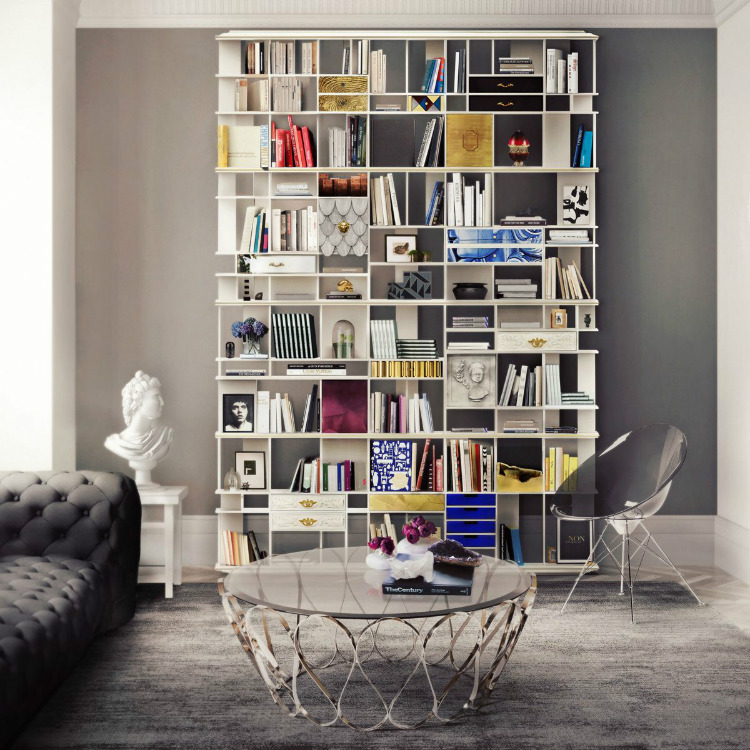 living room in modern classic style