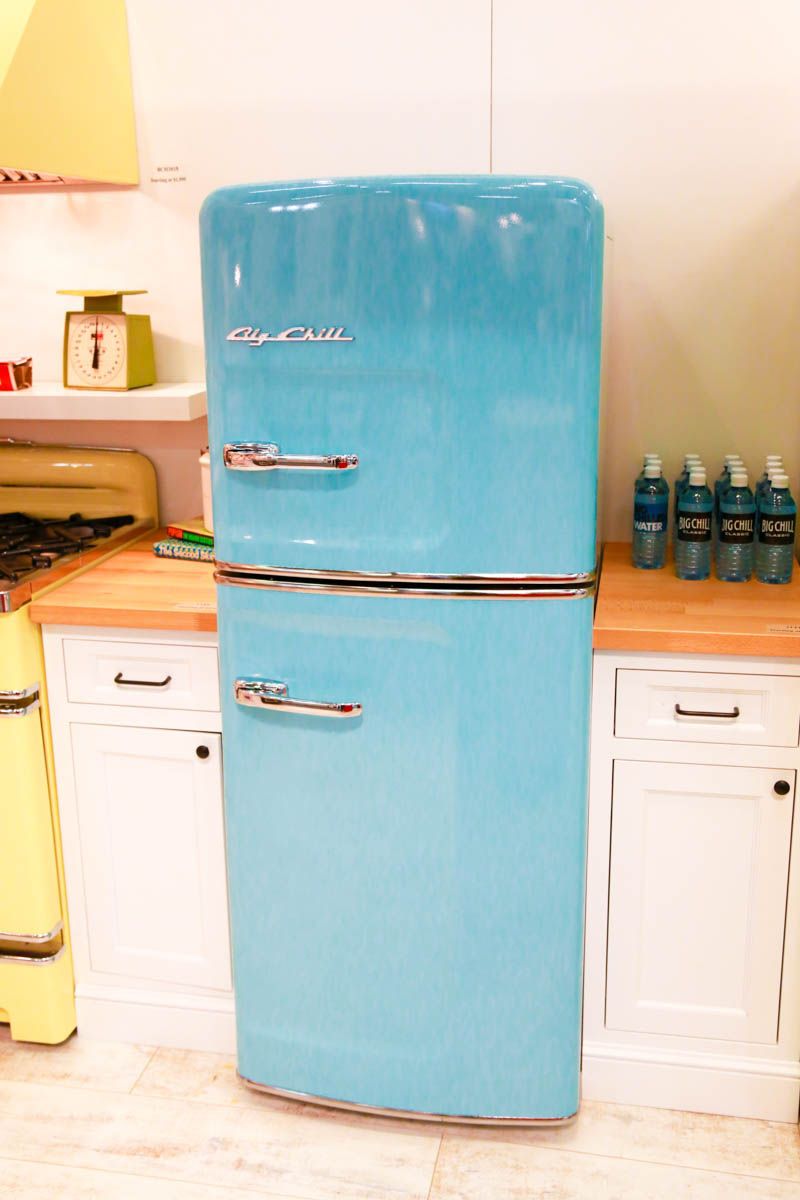 refrigerador de cocina estilo retro