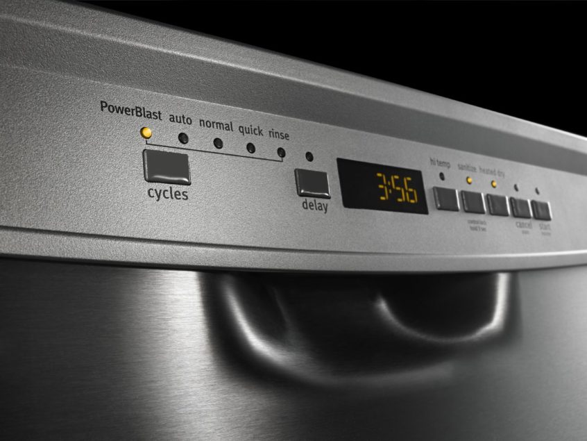 Dishwasher control panel