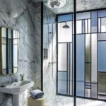 Design del bagno in stile art deco con foto