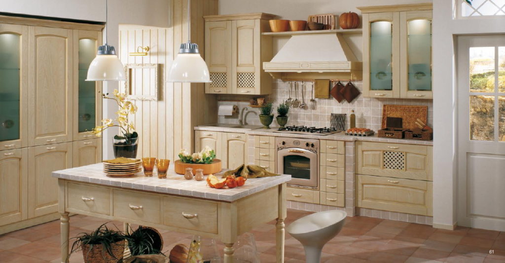 Classic kitchen furniture.