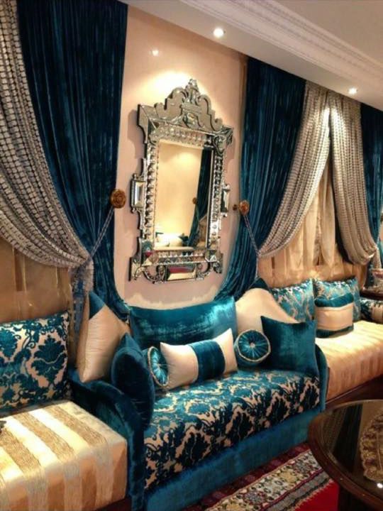 Sofas in oriental style.