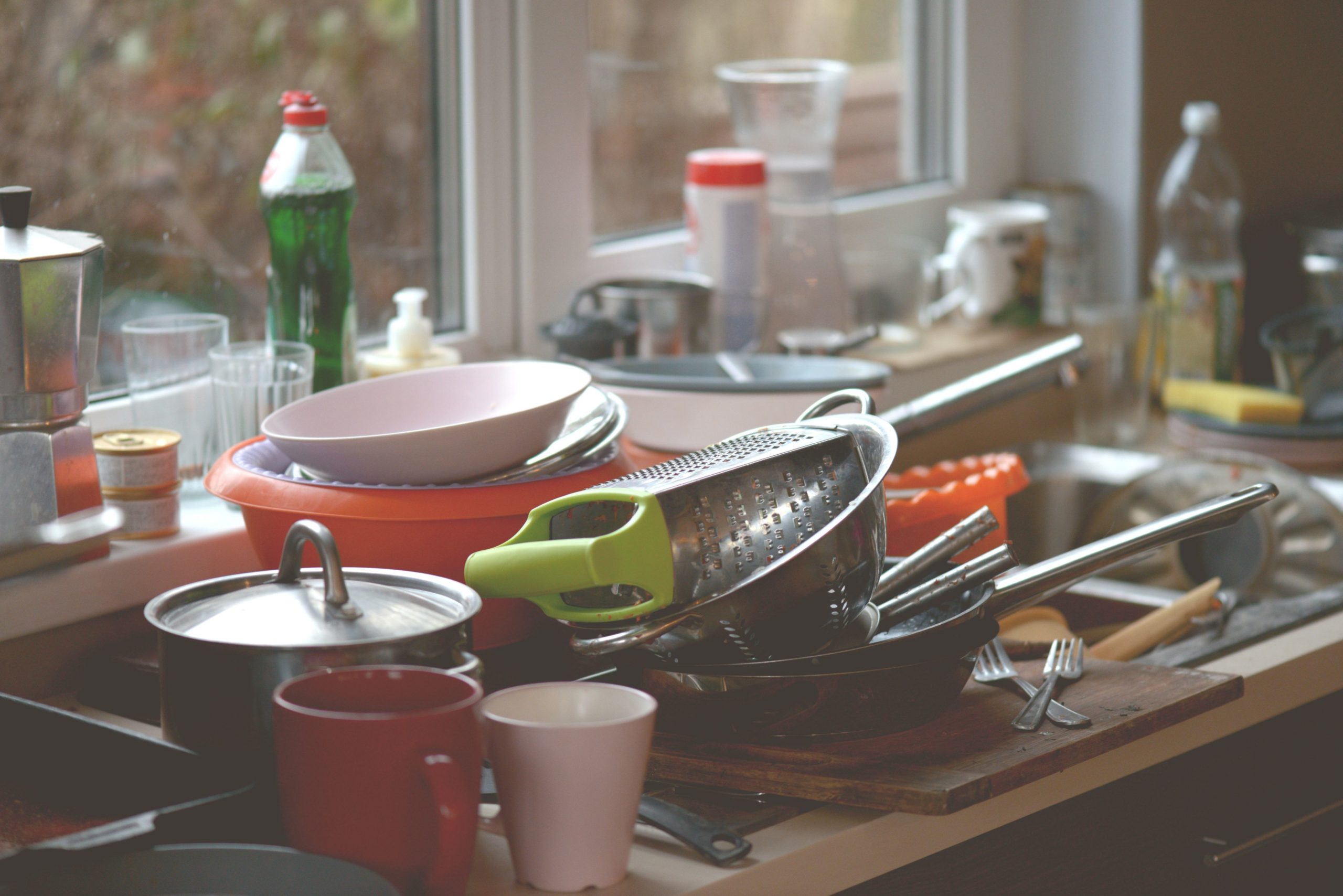 Dishes in the sink