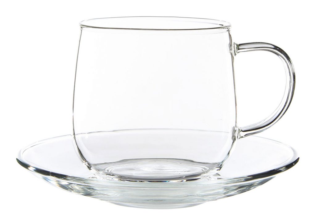 caneca de vidro