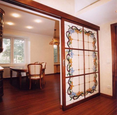 stained glass partition para sa opisina