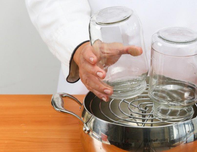  sterilization of jars over steam