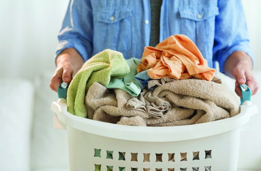 Sorting laundry