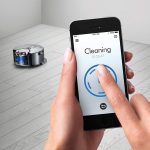 how to control a robot vacuum cleaner from a smartphone