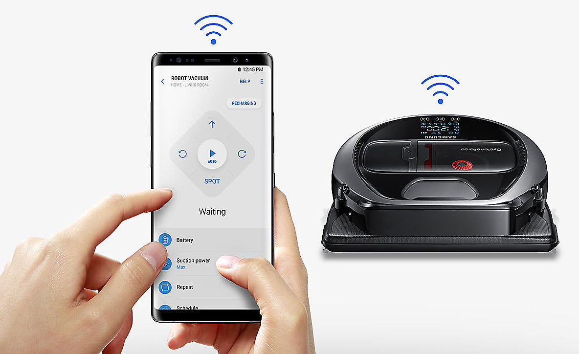 how to connect a robot vacuum cleaner to Wi-Fi