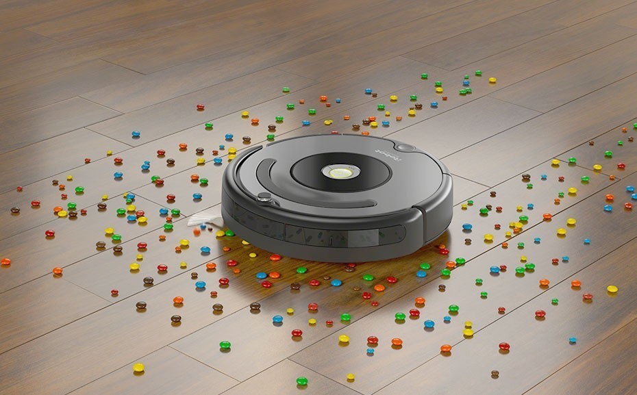 nagsasalita ng robot vacuum cleaner