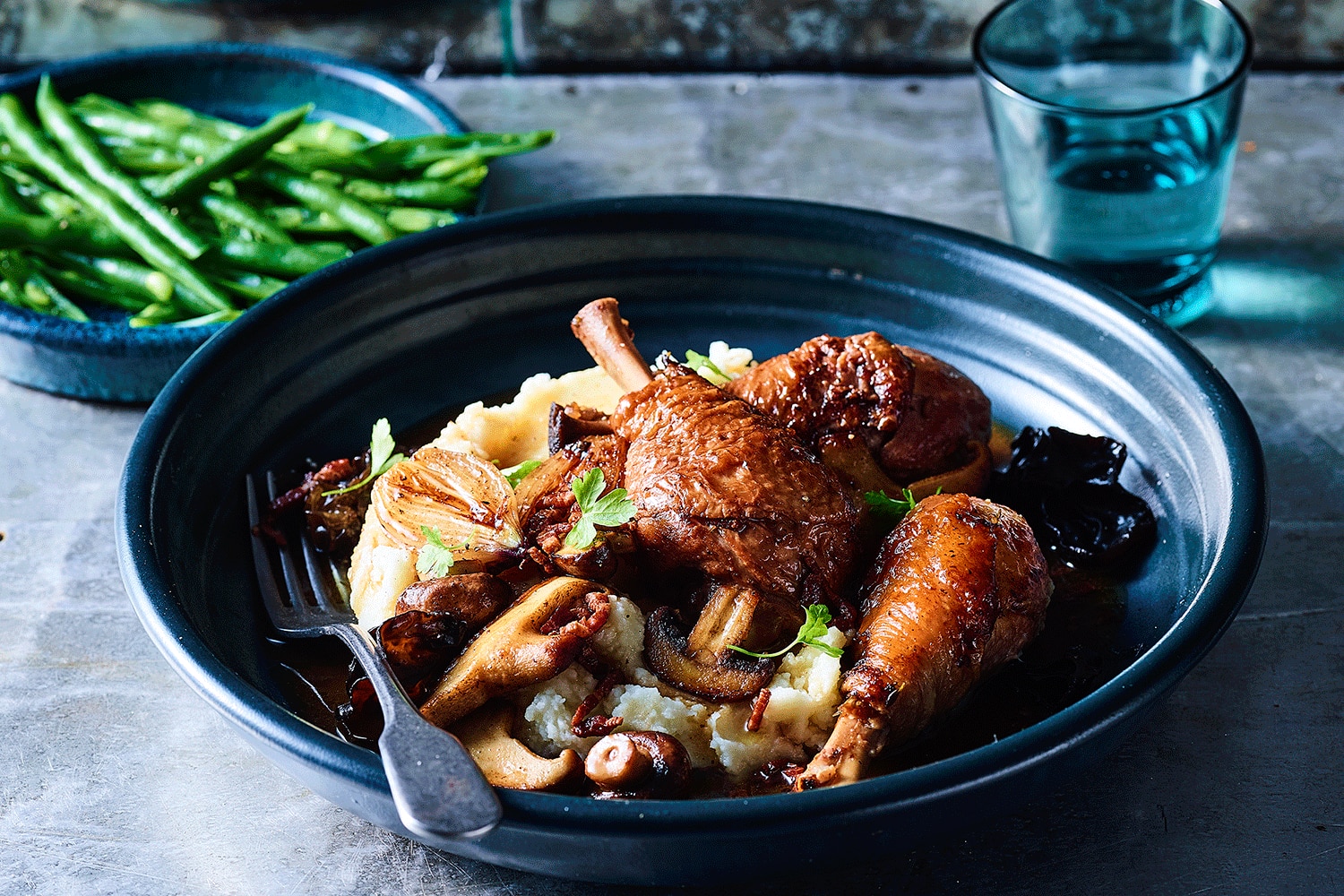 Kok-a-vin - coq au vin