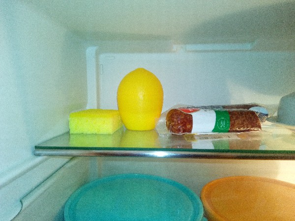 Sponge sa refrigerator