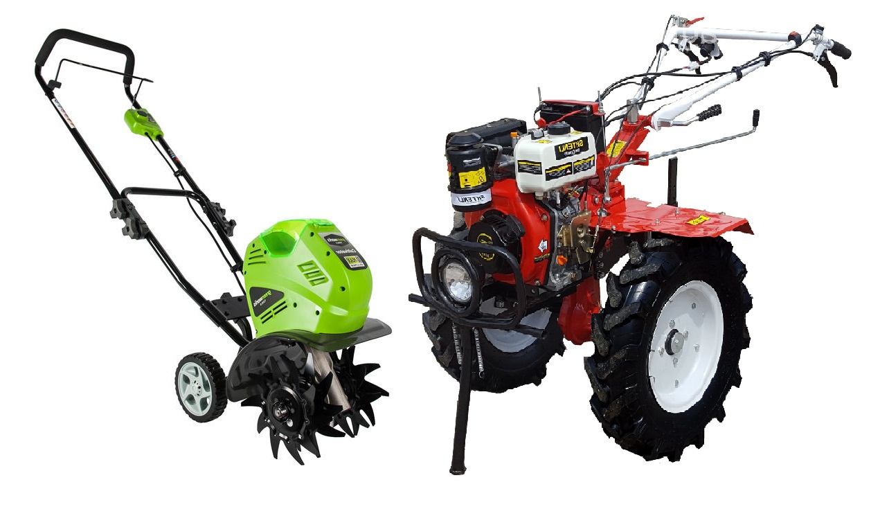 difference between walk-behind tractor and cultivator