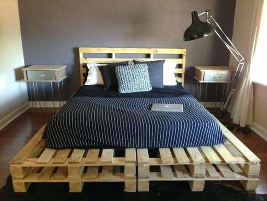 Letto su pallet