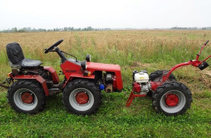 minitraktor eller gå-bak traktor