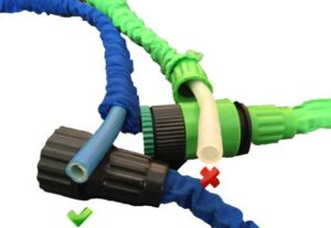 how to fix a self-expanding hose