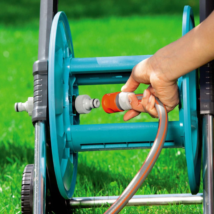 how to wind a hose onto a reel