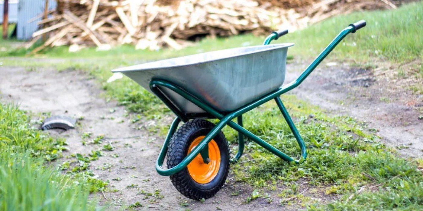 brouette de jardin à une roue