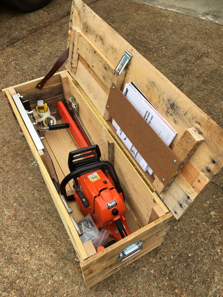 chainsaw storage