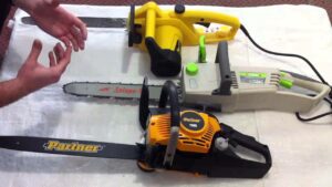 chainsaw or electric saw